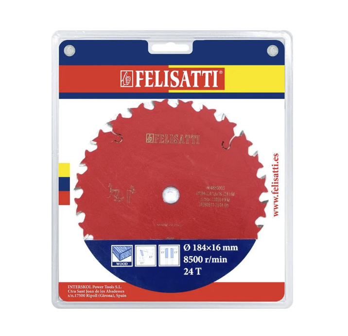 Диск пильный Felisatti Pro 184х16 мм 24T – №1