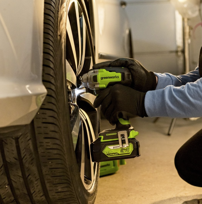 Аккумуляторный ударный гайковерт Greenworks GD24IW400 (1х5,0 Ач) – №7