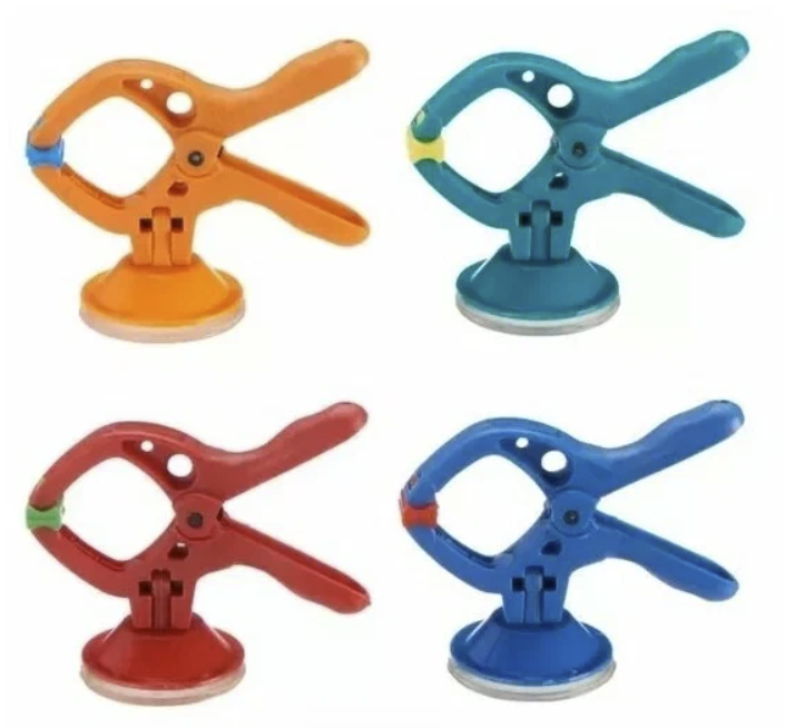 Зажим на присоске Wolfcraft (4 шт) (3663000) – №1