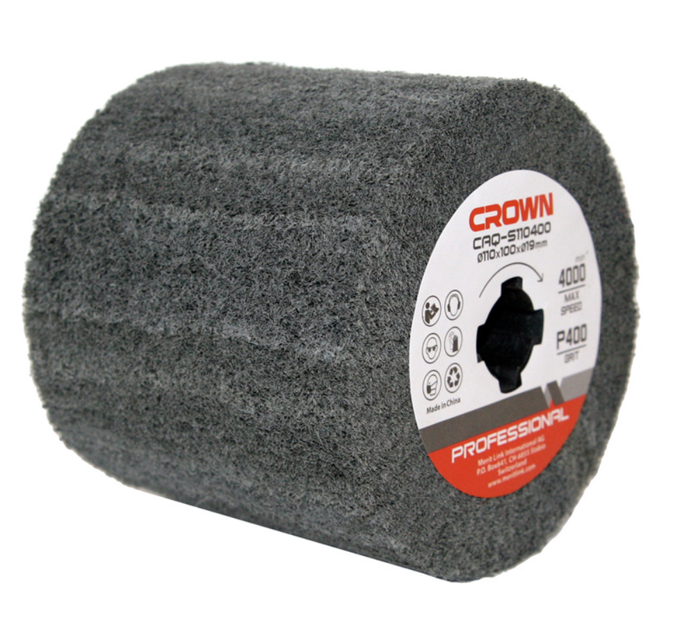 Щетка для браширования Crown CAQ-S110400 абразивная – фото №1 Щетка для браширования Crown CAQ-S110400 абразивная – №1