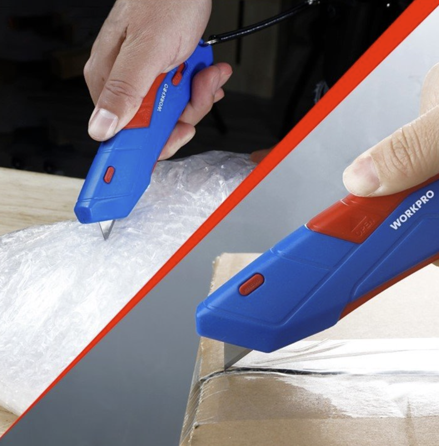 Нож автоматический WORKPRO с чехлом (WP213010) – №2