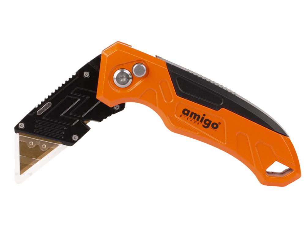 Нож монтажный Amigo с трапециевидным лезвием (77201) – №1