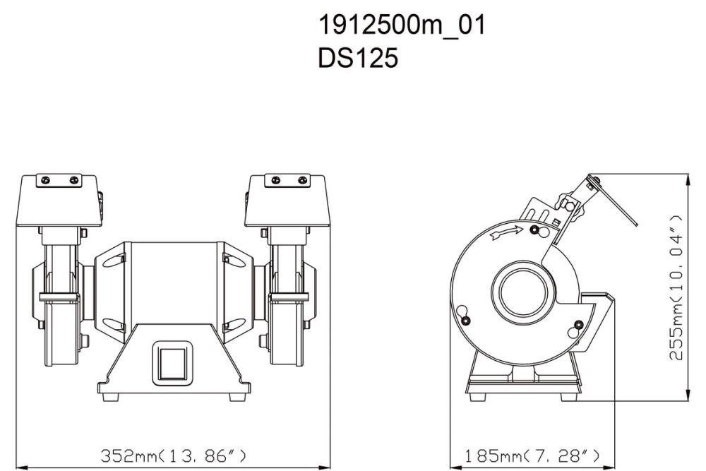 Станок заточной Metabo DS 125 – №1