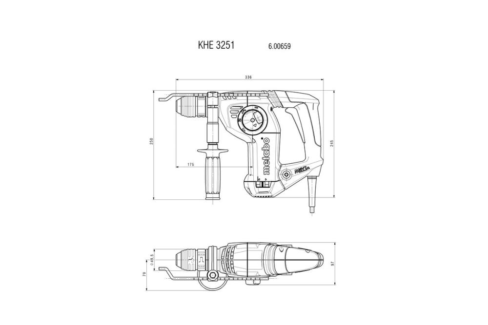 Перфоратор Metabo KHE 3251 – №6