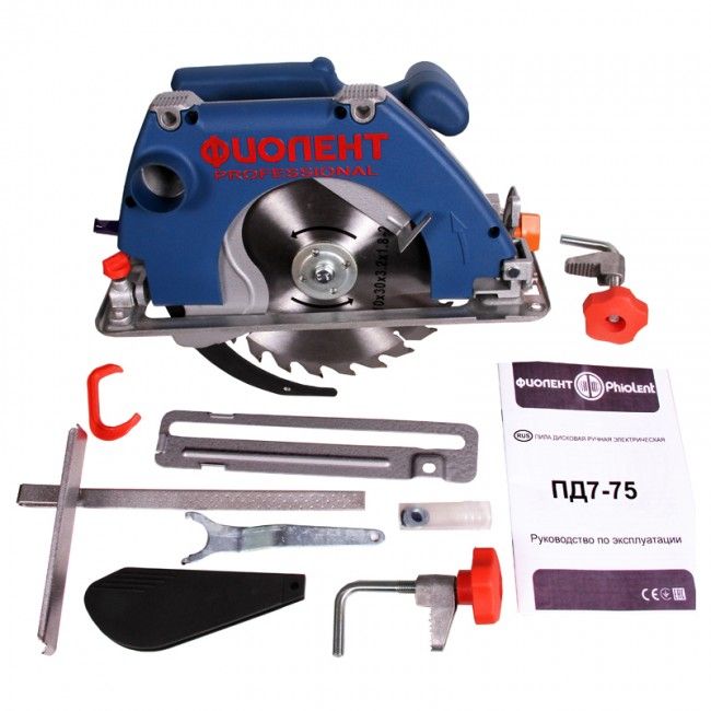 Пила циркулярная Фиолент Professional ПД7-75 – фото №1 Пила циркулярная Фиолент Professional ПД7-75 – №1