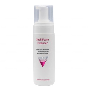 ARAVIA Professional Пенка для умывания с муцином улитки и зелёным чаем Snail Foam,160 мл