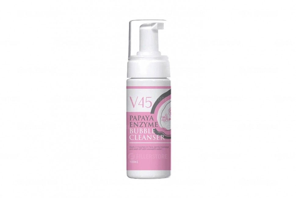 Пенка для лица V45 Papaya Enzyme Bubble Cleanser 100мл (В45)