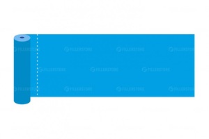 Простыня рулон Gexa голубая, пл.18, 800х2000мм, 120 шт в рулоне (Гекса)