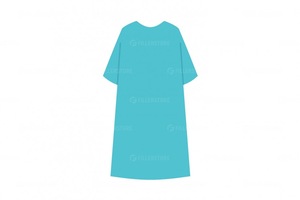 Пеньюар Gexa бирюзовый, пл.18, 1500х800мм, 10 шт в упаковке (Гекса)