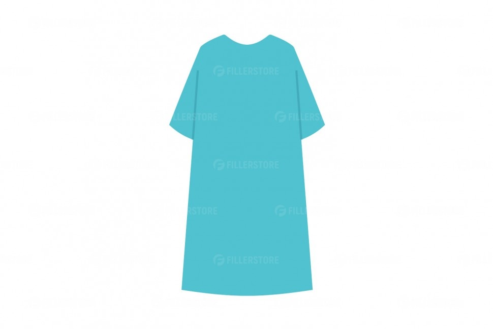 Пеньюар Gexa бирюзовый, пл.18, 1500х800мм, 10 шт в упаковке (Гекса)