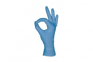 Перчатки mediOk Nitrile нитриловые, голубые, р. S, 50 пар в блоке (МедиОк)