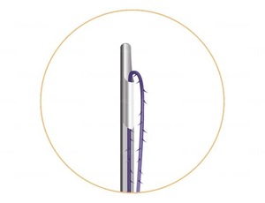 Мезонити Honey Derma Thread PDO COG FOR NOSE L cannula FG type 19Gx50mm - 50mm (Хани Дерма Фред)