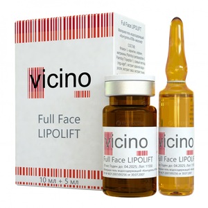 Гель SO-HA VICINO FULL FACE LIPOLIFT 1флх10мл + 1ампх5мл (СО-ХА Висино ФулФэйс Липолифт)