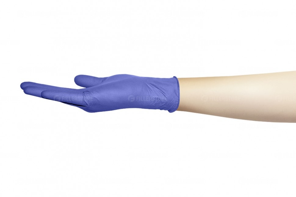 Перчатки MediOk Nitrile нитриловые смотровые неопудренные, сиреневые, р. L, 50 пар в блоке (МедиОк)