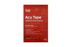 Кинезио тейп для лица и тела Acu Tape Afi Tape 1х1см (Аку Тейп)