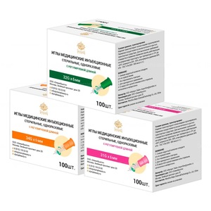 Иглы медицинские с регулируемой длиной 34G х 6мм, 100шт. (ОлимпБьюти)