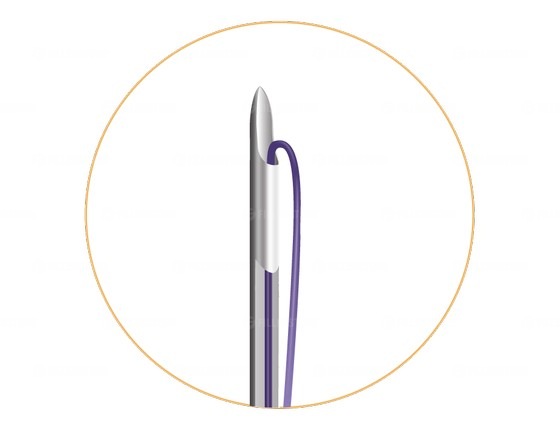 Мезонити Honey Derma Thread PDO EYE W-CANNULA 30Gx25mm - 30mm (Хани Дерма Фред)