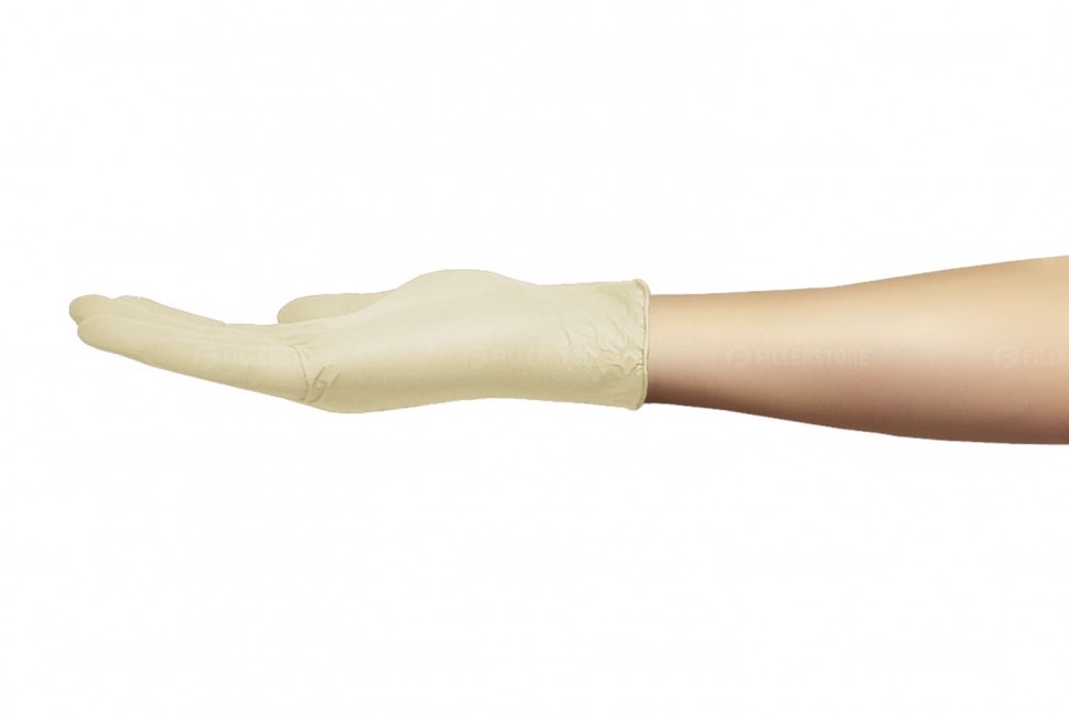 Перчатки MediOk латексные смотровые неопудренные, текстурированные, н/ст, р. S, 50 пар в блоке (МедиОк)