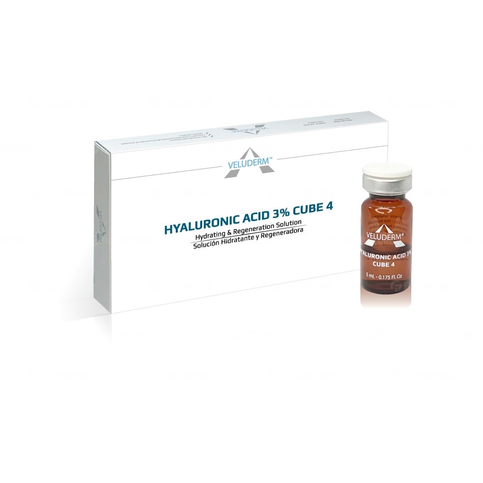 Гель косметический для ухода за кожей VELUDERM HYALURONIC ACID 3% CUBE 4, 5мл (Гиалуроник 3% Куб 4)
