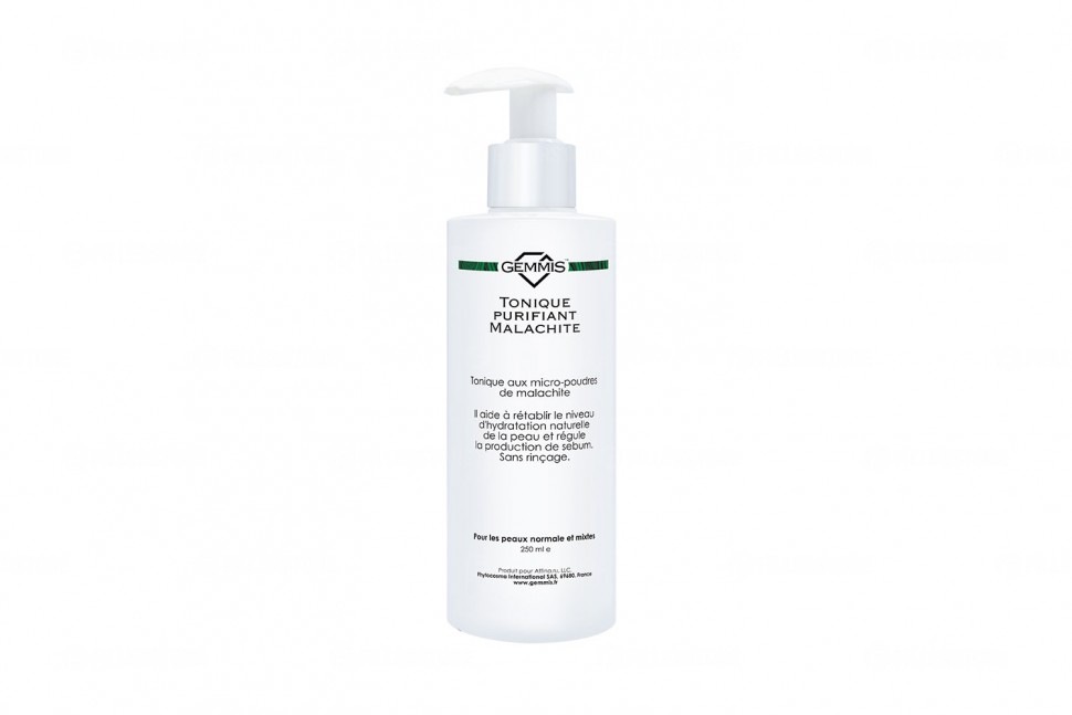 Малахитовый тоник для лица Gemmis Tonique purifiant Malachite 250мл (Джеммис)