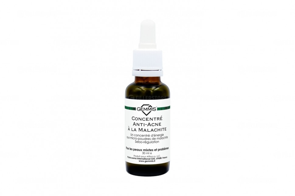Малахитовый концентрат для лица Gemmis Concentré Anti-Acne à la Malachite 30мл (Джеммис)