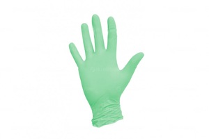 Перчатки Nitrile нитриловые зеленые, р. S, 50 пар в блоке (Нитрил)