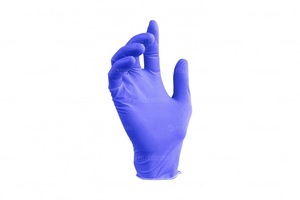 Перчатки Nitrile нитриловые фиолетовые, р. M, 50 пар в блоке (Нитрил)