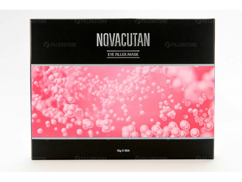 Маска тканевая для кожи вокруг глаз NOVACUTAN Eye Filler Mask 5шт (Новакутан Ай филлер)