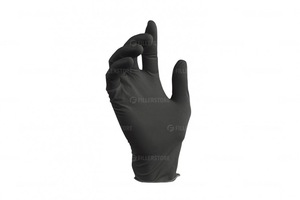 Перчатки Nitrile нитриловые черные, р. M, 50 пар в блоке (Нитрил)