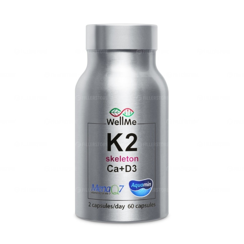 БАД К2 скелетон Ca+D3 WellM К2 skeleton Ca+D3 60 капсул (ВЭЛЛМИ)