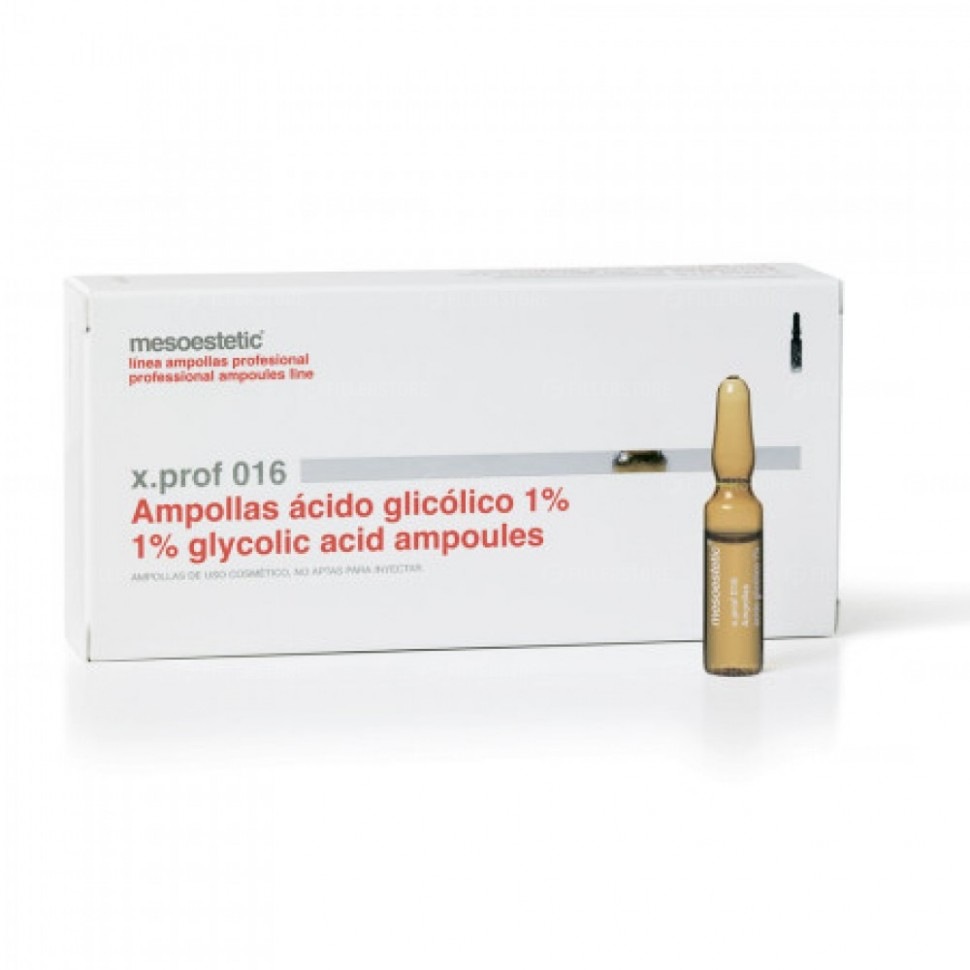 Мезопрепарат Mesoestetic x.prof 016 - glycolic acid  1%  20х2мл (Мезоэстетик)