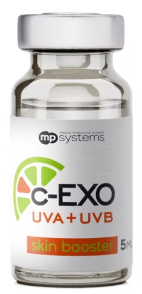 Эксзосомальный скинбустер mp system C-EXO UVA + UVB 5х5мл (МП Систем Си-Экзо УВА+УВБ)