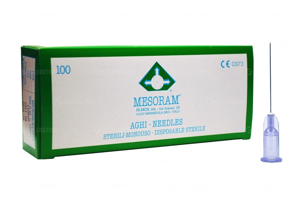 Мезоигла Mesoram 30G 0.30x25, 100 шт. в уп., 712308 (Мезорам)
