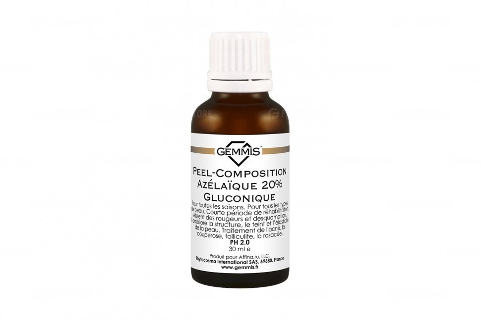 Азелаиново-глюконовая пил-композиция Gemmis Peel-Composition Azélaïque 20% Gluconique 30мл (Джеммис)