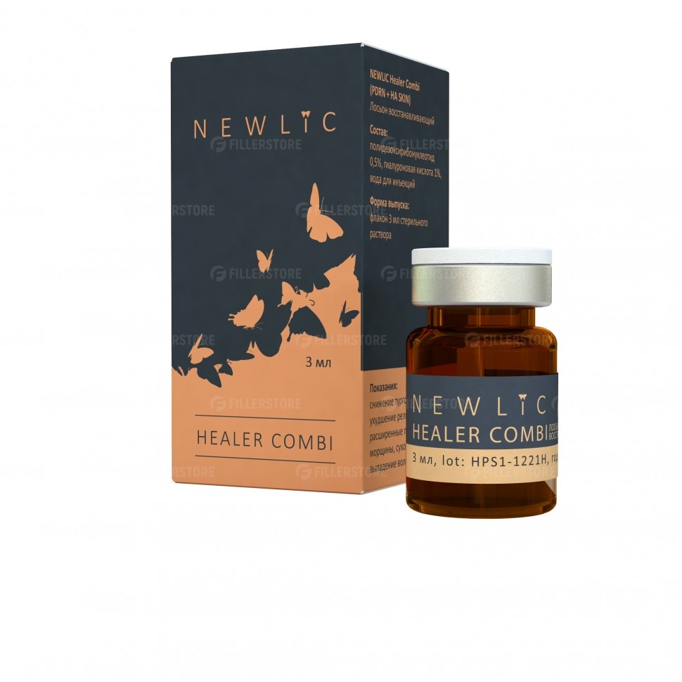 Мезопрепарат Материал-гель водосодержащий КОНТУРГЕЛЬ-ХПМ Newlic HEALER COMBI 3мл (Ньюлик Хилер Комби)