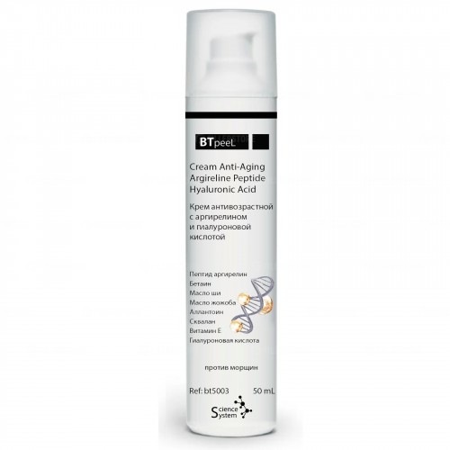 Крем антивозрастной Anti-Aging Argireline Peptide Hyaluronic Acid Btpeel 50мл (БТпил)