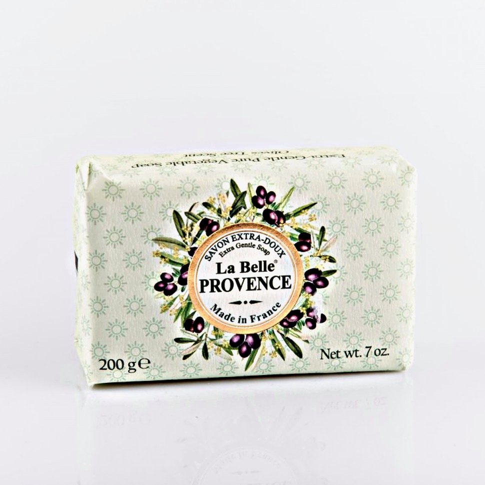 Мыло олива в бумажной упаковке La belle Provence 200гр.