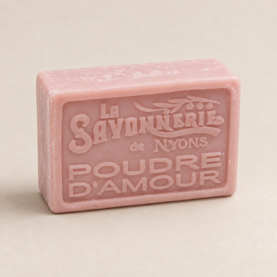Мыло Пудра любви прямоугольное 100 гр.