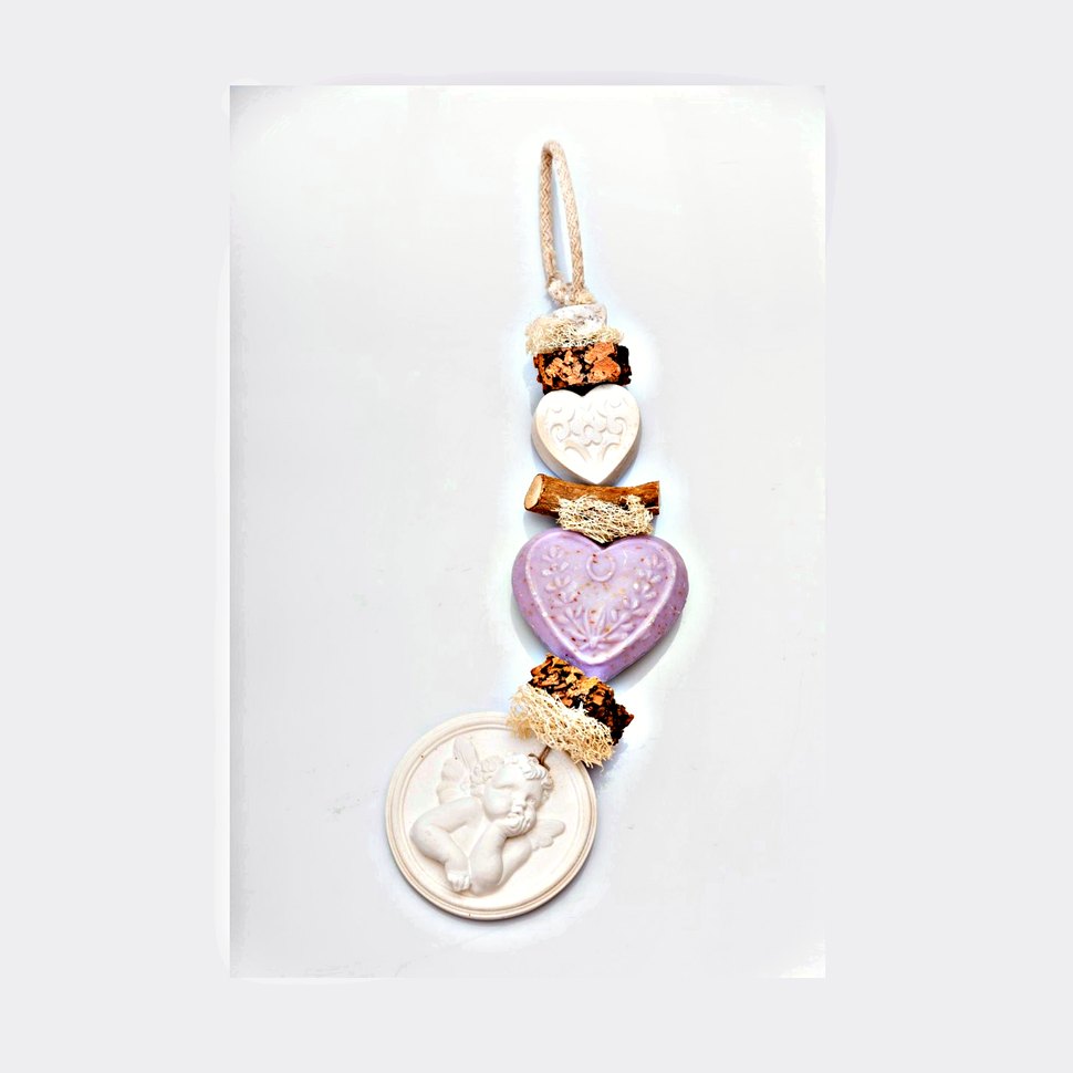 Декоративная косичка из мыла с лавандой Ангел