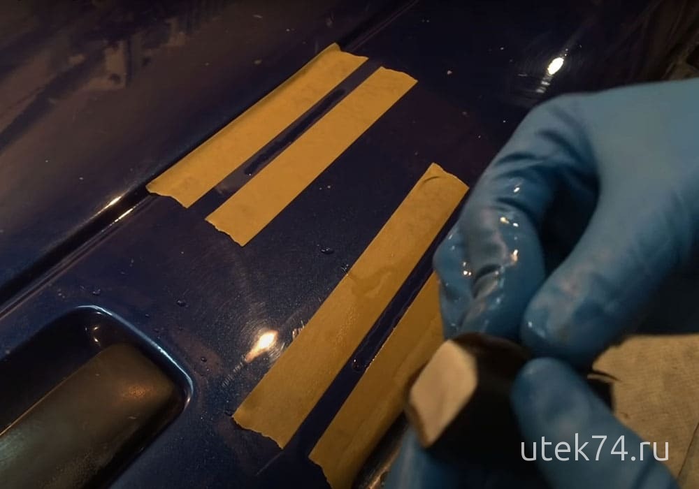 Ремонт и удаление царапин и сколов с кузова — фото работ 19 в автосервисе ЮТЭК