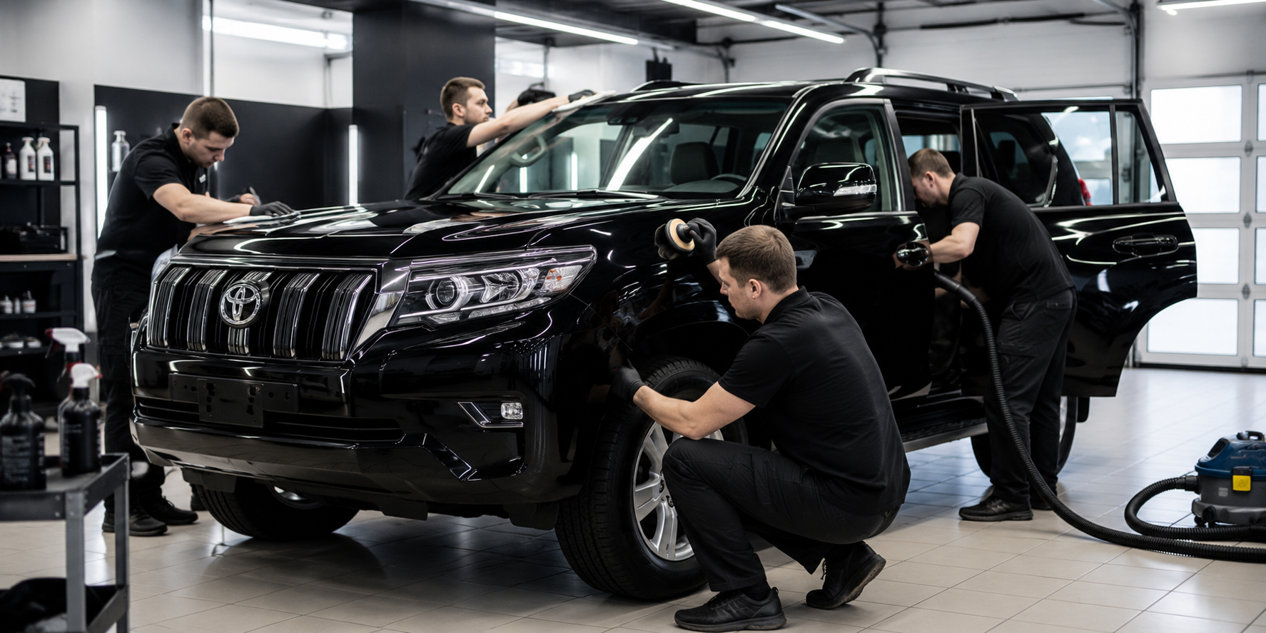 Предпродажная подготовка автомобиля в автосервисе ЮТЭК в Челябинске