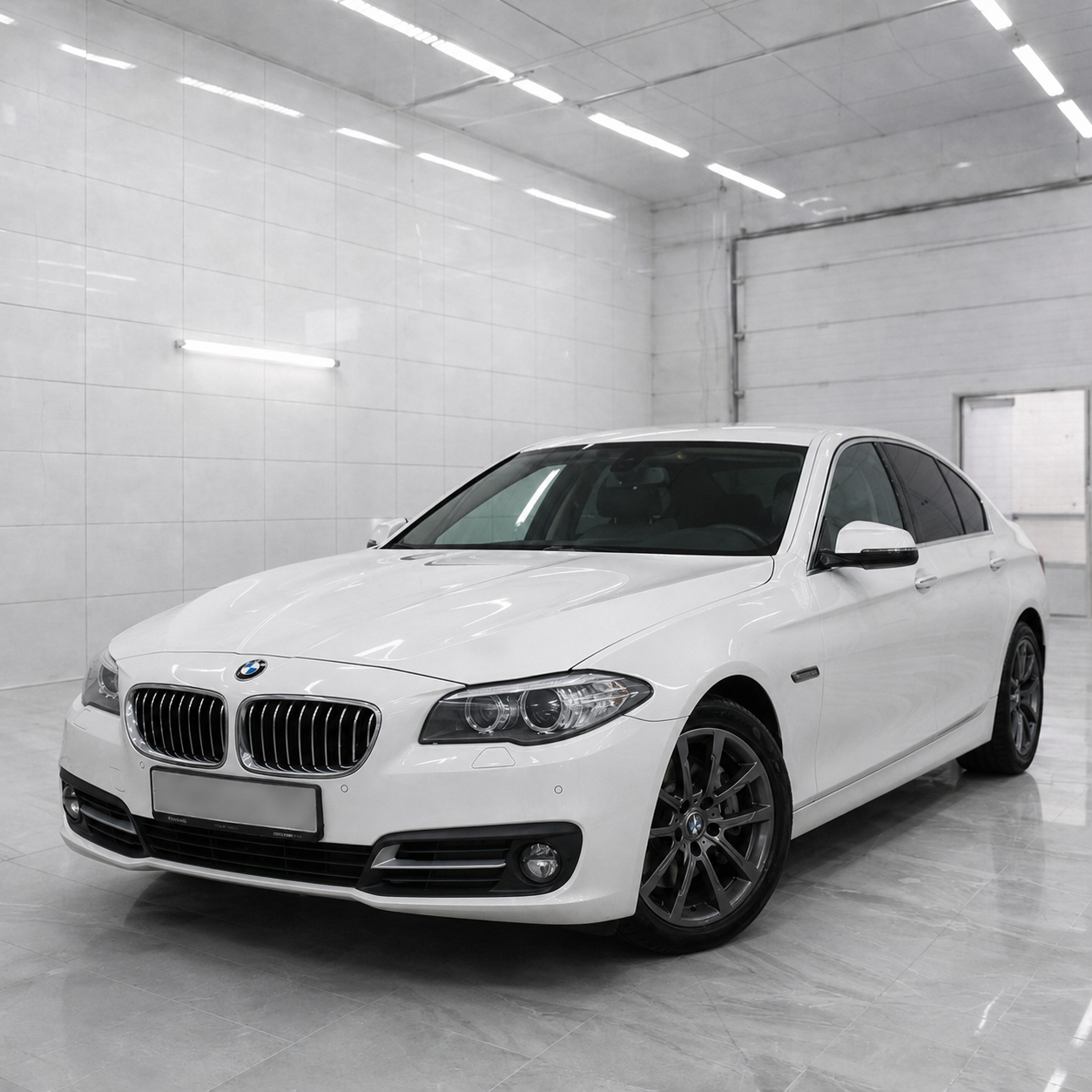 Полная перекраска и сборка BMW 5 серии — после ремонта