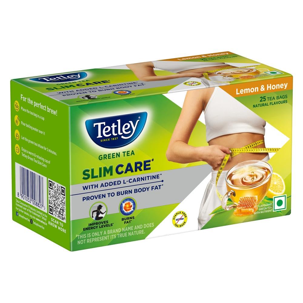 Tetley Tetley, зелёный чай с лимоном и мёдом, 25 чайных пакетиков Зеленый чай и оздоровительные смеси - Изображение 3