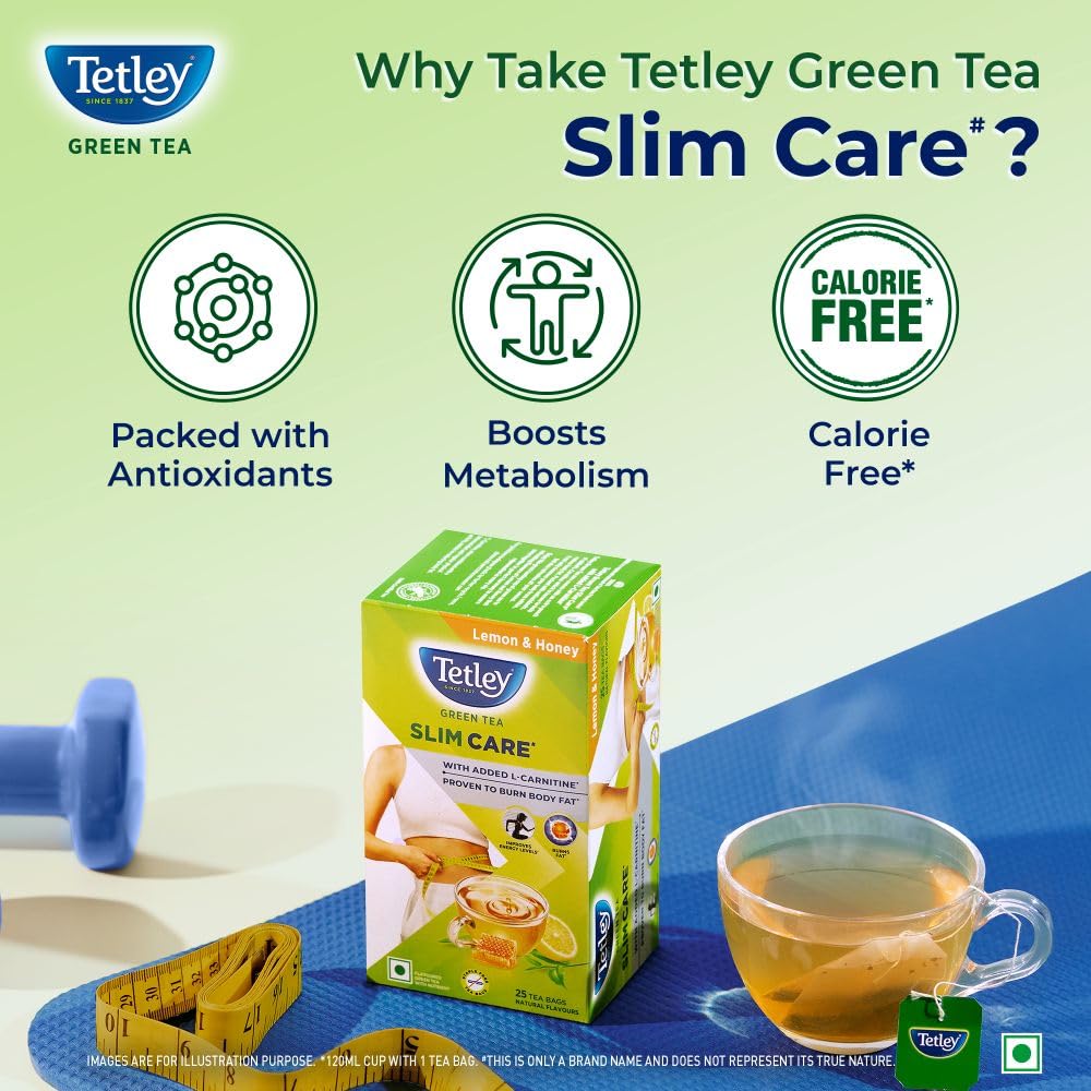 Tetley Tetley, зелёный чай с лимоном и мёдом, 25 чайных пакетиков Зеленый чай и оздоровительные смеси - Изображение 6