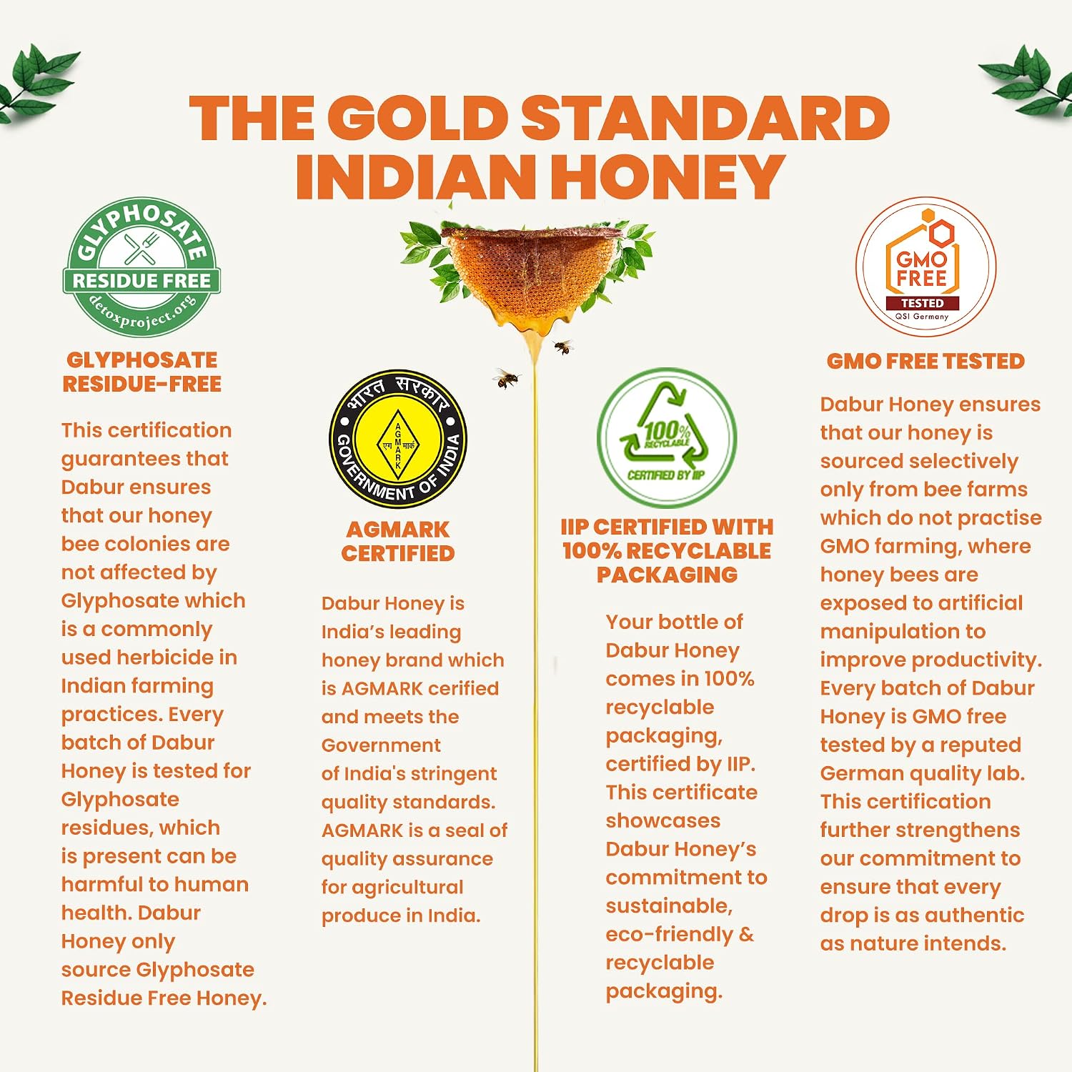 Dabur Dabur Honey — 500 г Мед и натуральные подсластители - Изображение 6