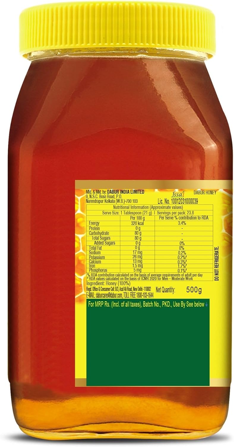 Dabur Dabur Honey — 500 г Мед и натуральные подсластители - Изображение 3
