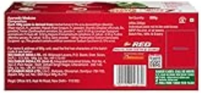 Dabur Dabur Red Paste, зубная паста №1 в Индии, аюрведическая, от налёта, зубной боли и жёлтых зубов Стоматологическая помощь - Изображение 3