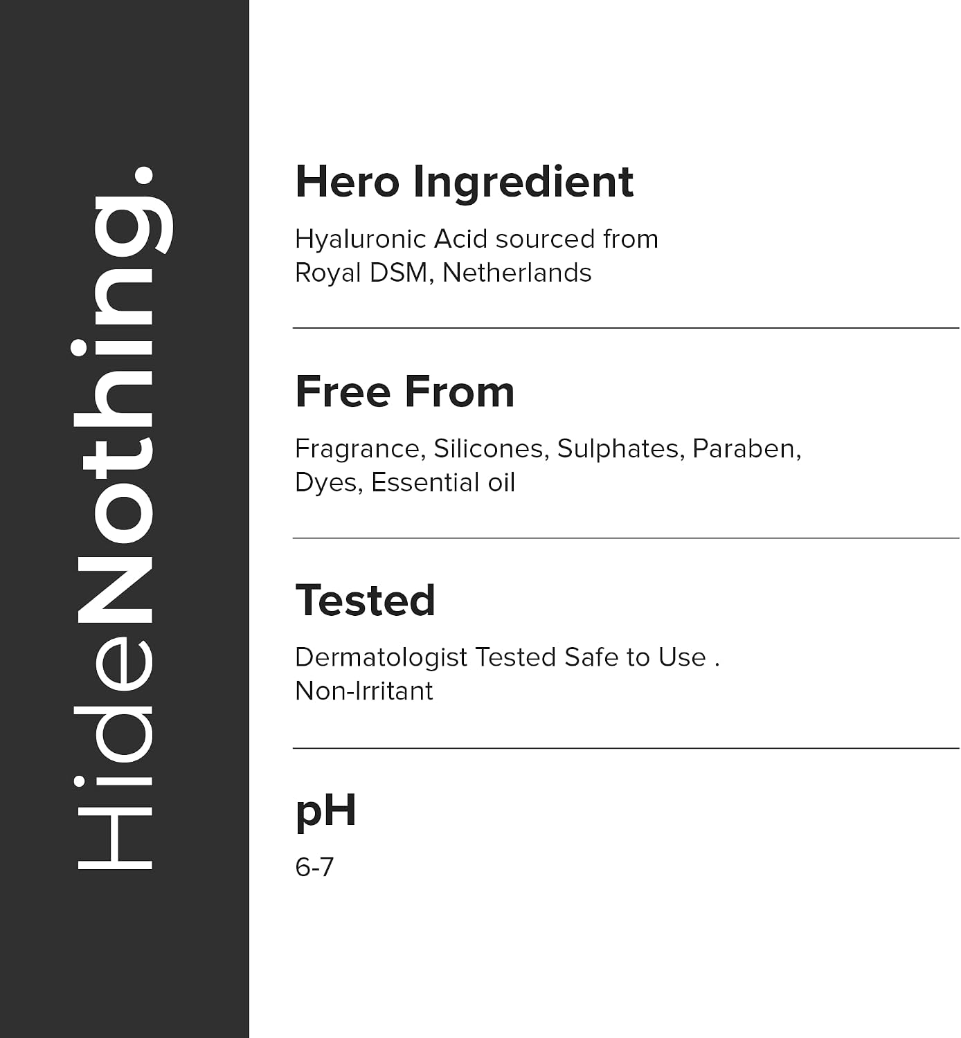 Vedashi Herbals Minimalist сыворотка с гиалуроновой кислотой 2% и PGA, 30 мл, увлажнение и сияние кожи — Minimalist | Фото 11