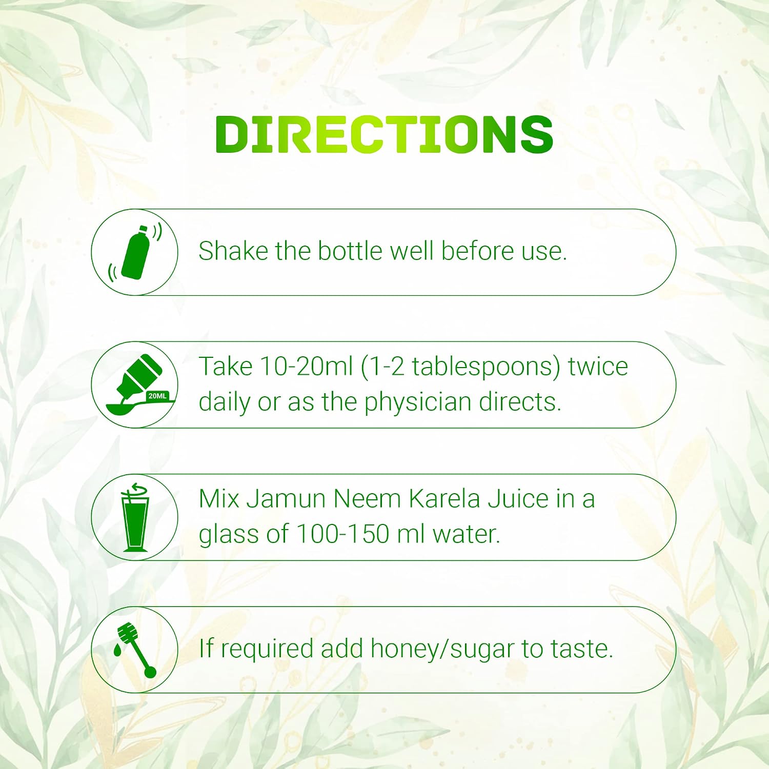 Dabur Dabur Jamun Neem Karela Juice — 1 л Оздоровительные напитки и смеси - Изображение 6