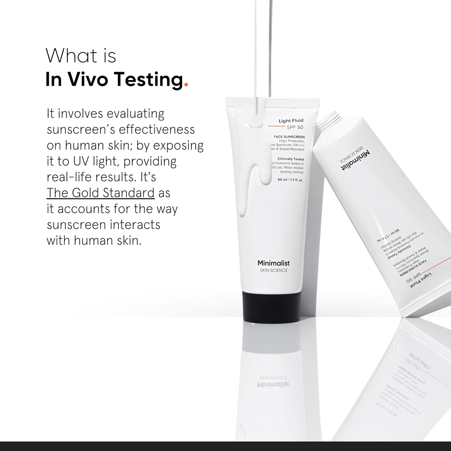 Vedashi Herbals Minimalist, лёгкий флюид-солнцезащитный крем SPF 50 для жирной кожи (PA++++) | 50 мл — Minimalist | Фото 5